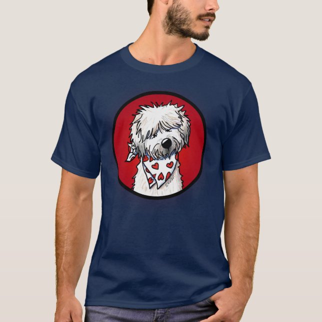 T-shirt Terrier Wheaten Fantaisiste (Devant)