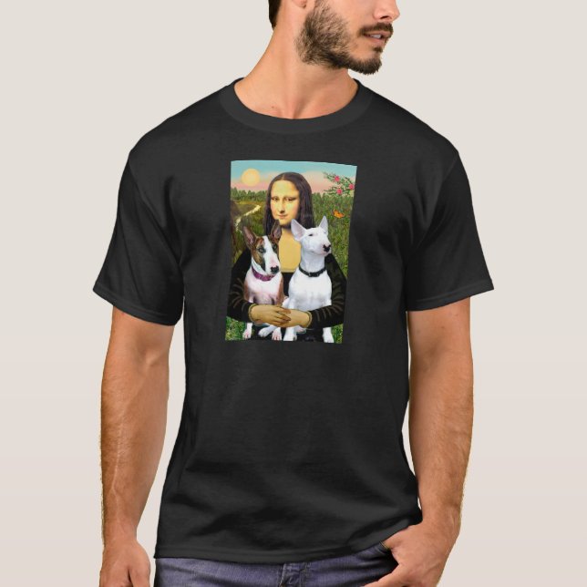 T-shirt Terriers Bull (Deux) - Mona Lisa (Devant)