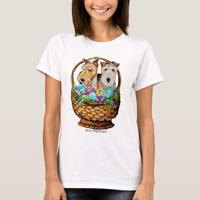 T-shirt Terriers de Fox de Pâques (Devant)