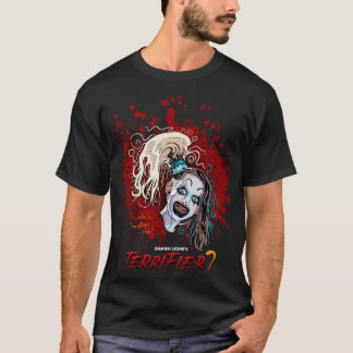 T-shirt Terrifier 2 Petite Fille Pale Art Le Clown Horreur