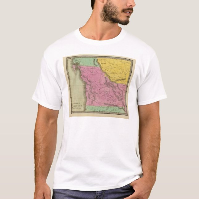 T-shirt Territoire 2 de l'Orégon (Devant)