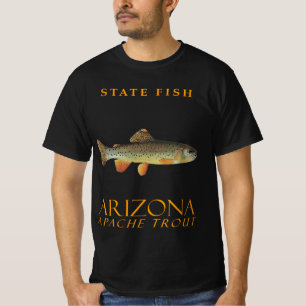 T-shirt Territoire de l'Arizona Pêche La truite apache