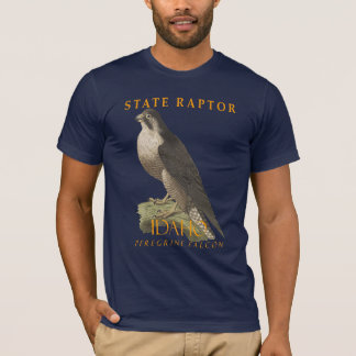 T-shirt Territoire de l'Idaho Raptor Le Falco peregrinus