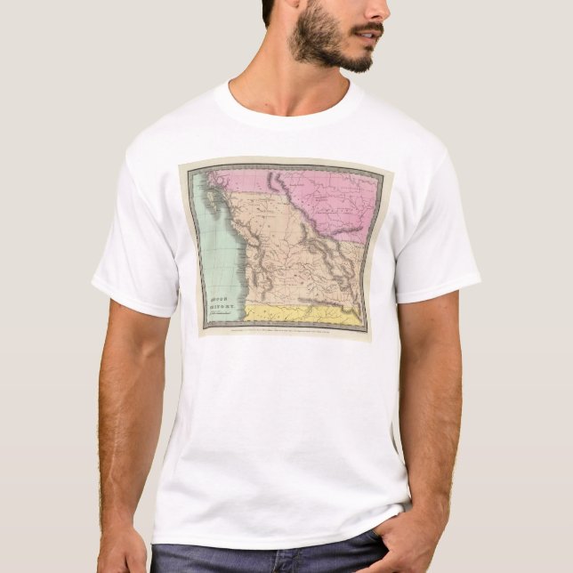T-shirt Territoire de l'Orégon (Devant)