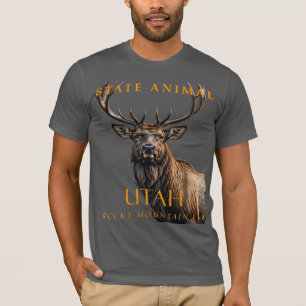 T-shirt Territoire de l'Utah Élans de montagne étourdis pa