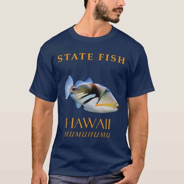T-shirt Territoire d'Hawaii Poisson Le Humuhumu (Devant)