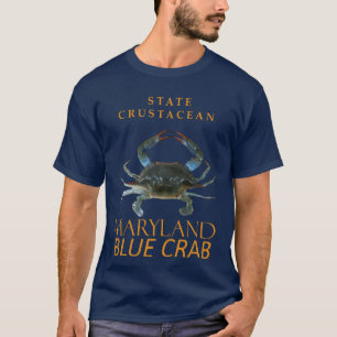 T-shirt Territoire du Maryland Crustacé Callinectes sapidu