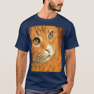 T-shirt Territoire du Massachusetts Chat L'onglet Orange