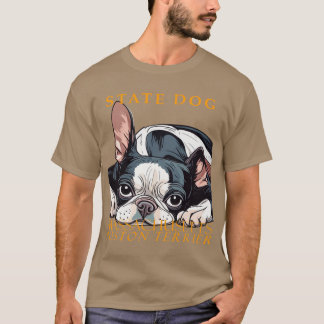 T-shirt Territoire du Massachusetts Chien Le Boston Terrie