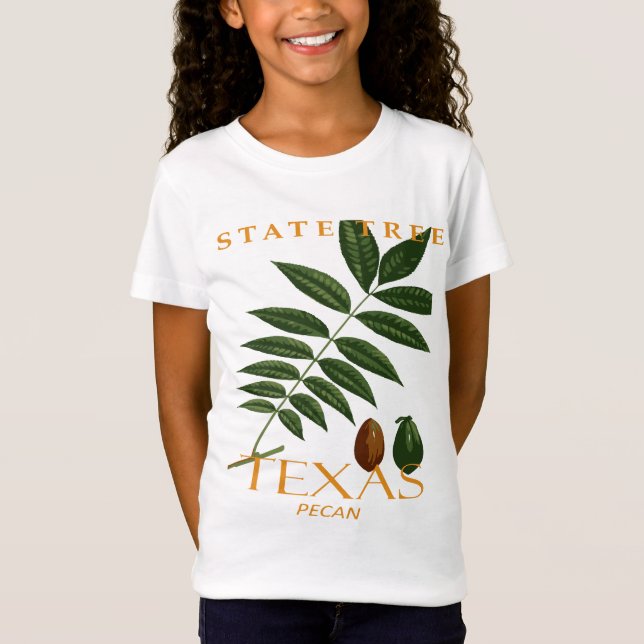 T-Shirt Territoire du Texas Pecan Tree (Devant)