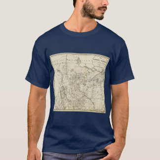 T-shirt Territory of Minnesota Map 1849 Oversized