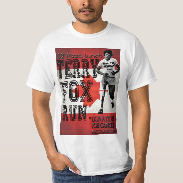 T-shirt terry fox, canadien, (Devant)