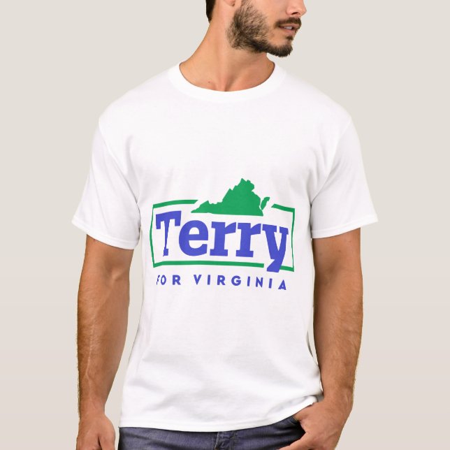 T-shirt Terry McAuliffe pour le gouverneur de Virginie (Devant)