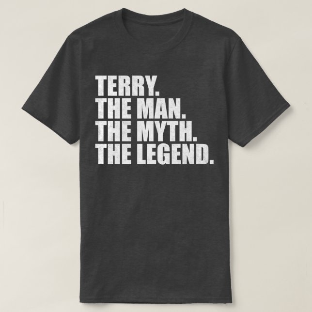 T-shirt TerryTerry Nom Terry prénom (Design devant)