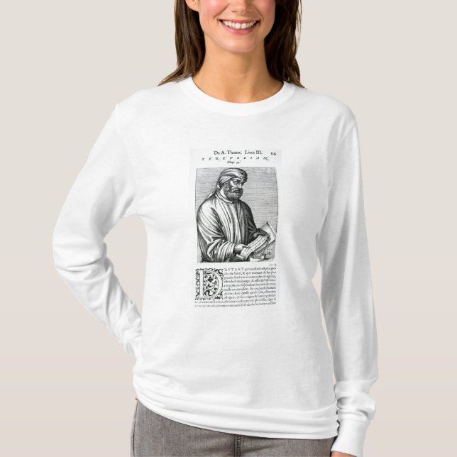 T-shirt Tertullian, illustration d'André Thevet (Devant)