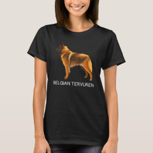 T-shirt Tervuren belge Chien fou