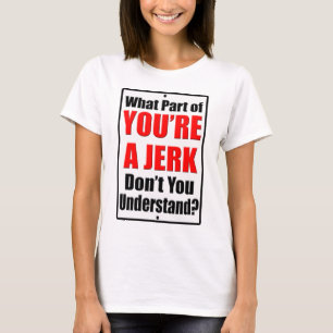 T-shirt T'es un crétin