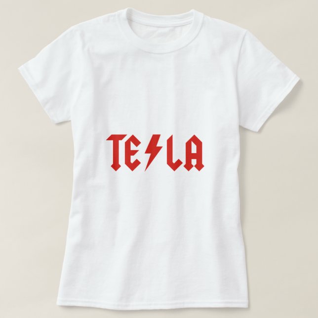 T-shirt Tesla (Design devant)