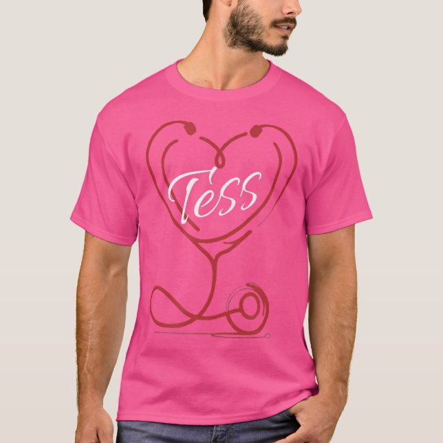 T-shirt Tess A Nurse Cadeau Cadeau Cute Doctor Designer Pe (Devant)