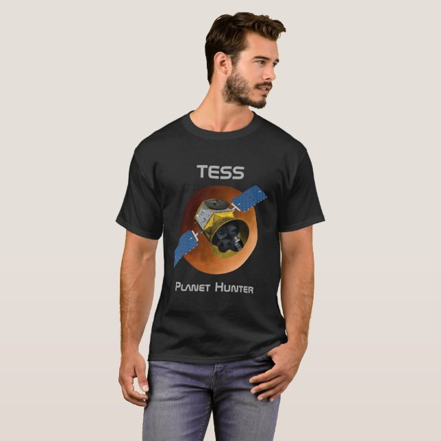 T-shirt TESS Planet Hunter Spacecraft (Devant entier)