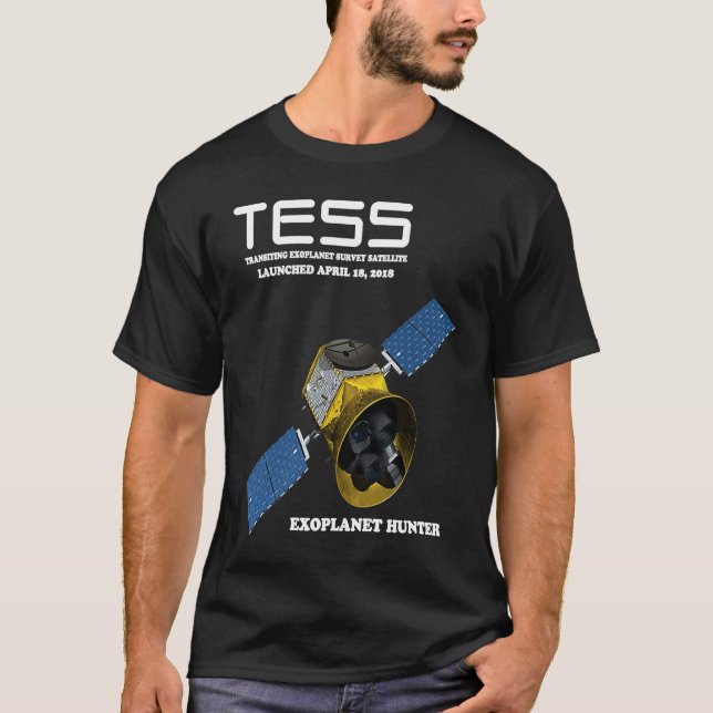 T-shirt TESS Transiting Exoplanet Survey Satellite (Devant)