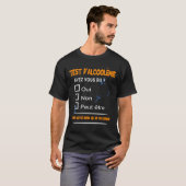 T-shirt Test alcoolémie - cadeau humour alcool (Devant entier)