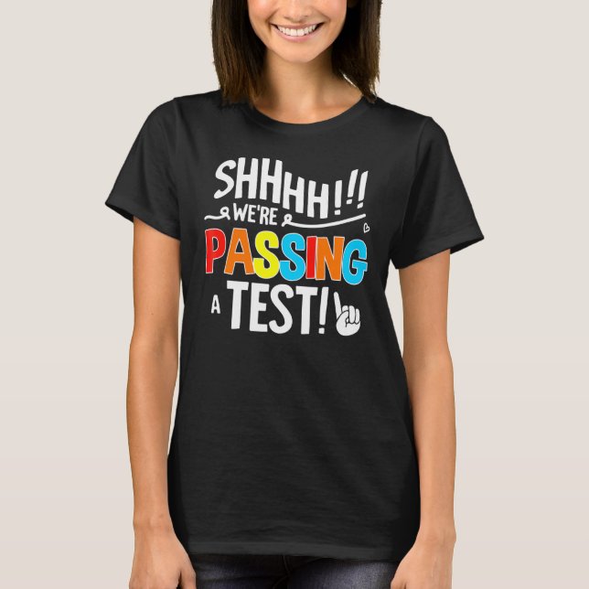 T-shirt Test Day Fsa Staar Test Examen Enseignant Enseigna (Devant)