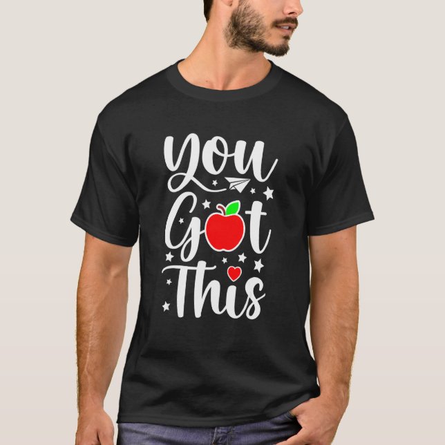 T-shirt Test Day Rock Le test ne stresse pas Test 3 (Devant)