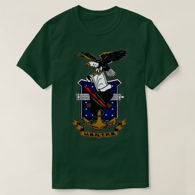 T-shirt Test de l'école pilote USNTPS Crest  (Design devant)