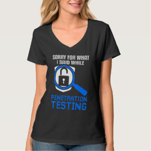 T-shirt Test de pénétration Piratage éthique et sécurité c