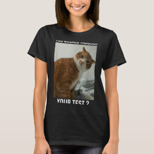 T-shirt Test Réalisé en Toute Hâte Drôle de Jour d'Examen