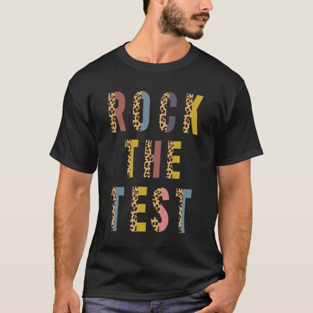 T-shirt Test Retro Motivational Testing Day Enseignant St (Devant)