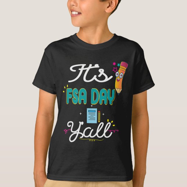 T-shirt Test Test T Shirt Florida State Test Day Cadeau S (Devant)