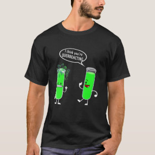 T-shirt Test Tube Overreacting Science Experiment Explode