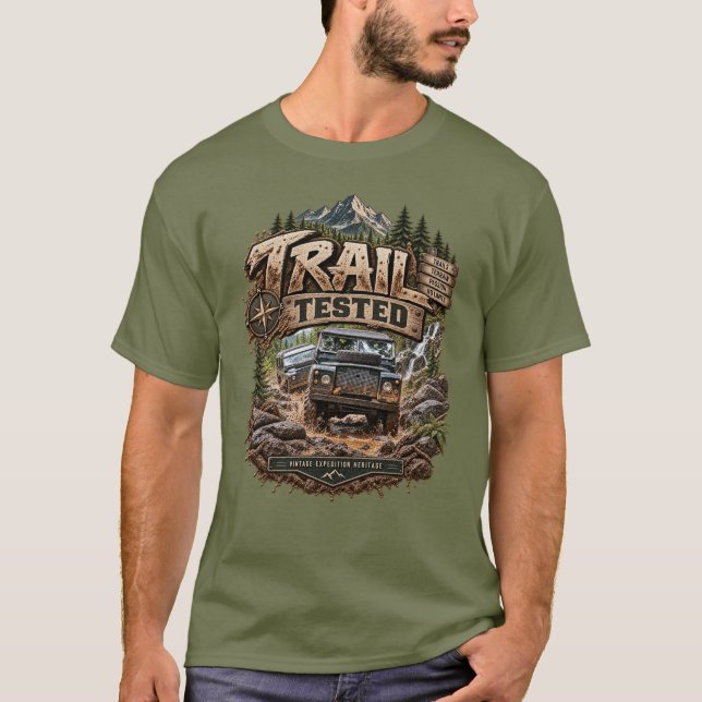T-shirt Testé sur les sentiers (Devant)