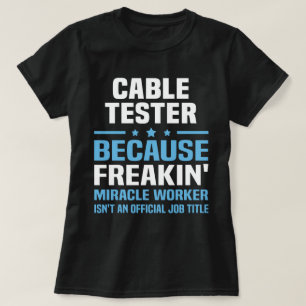 T-shirt Tester de câble