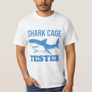 T-shirt Tester de cage de requin Funny désactivé Ampu