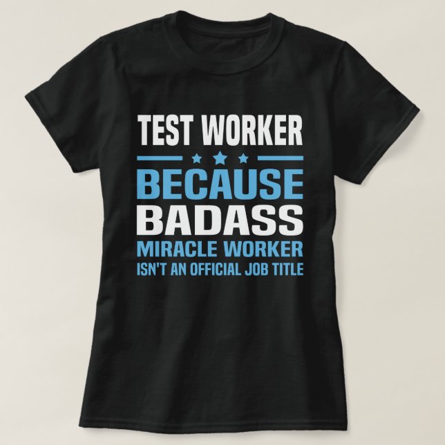 T-shirt Tester le collaborateur (Design devant)