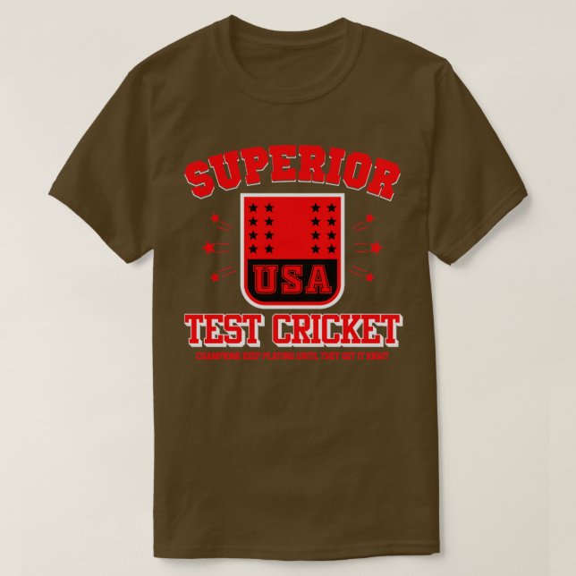 T-shirt Tester le cricket2 (Design devant)