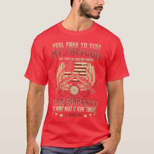 T-shirt Tester mes droits (2e amendement s) Droits sur les