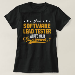 T-shirt Tester principal logiciel