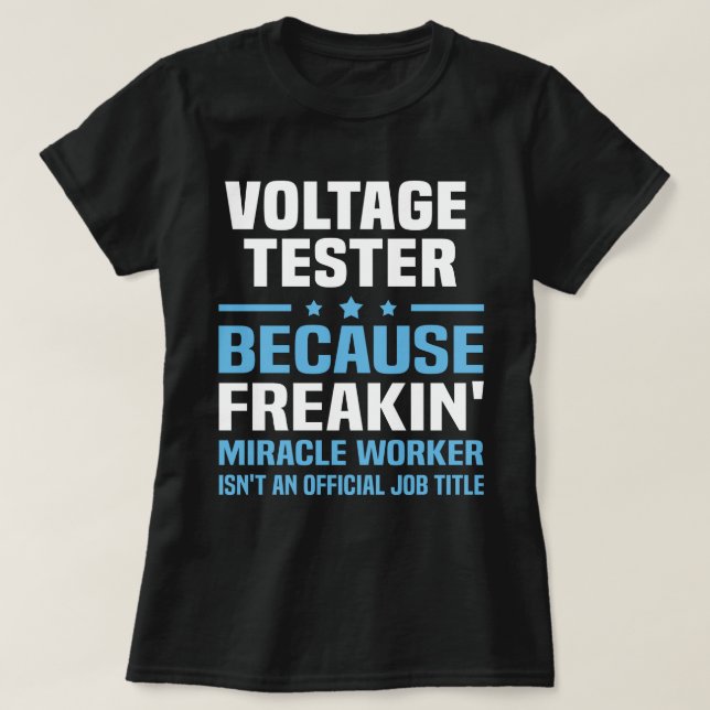 T-shirt Tester tension (Design devant)