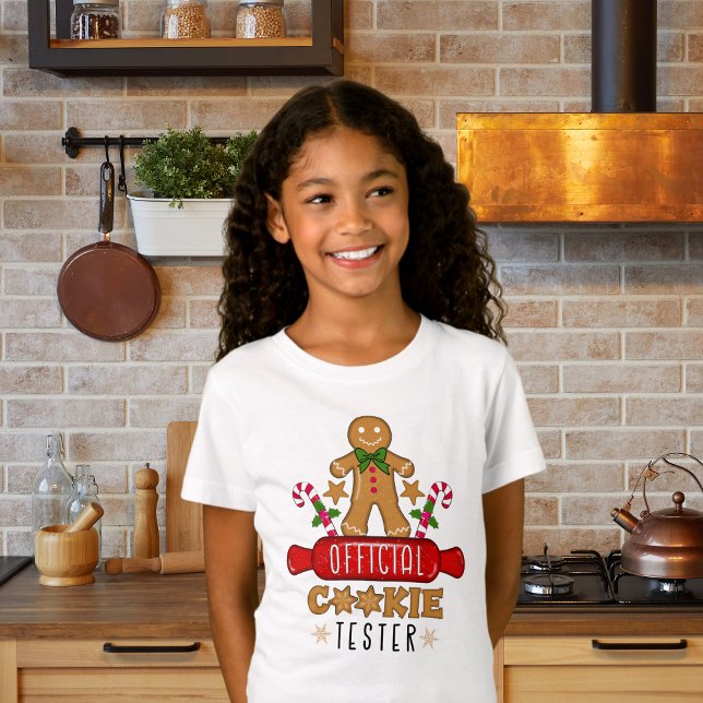 T-Shirt Testeur de biscuits officiel de Noël (Créateur téléchargé)