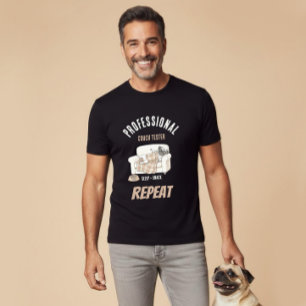 T-shirt Testeur de Canapé Professionnel – Collection Cozy