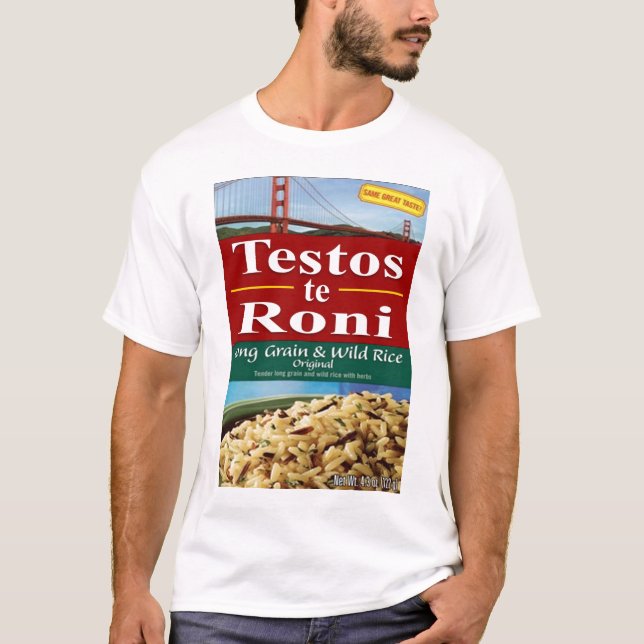T-shirt Testos-te-roni (Devant)