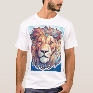 T-shirt Tête Abstraite BLUE