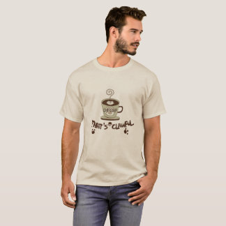 T-shirt Tete chat café mignonne