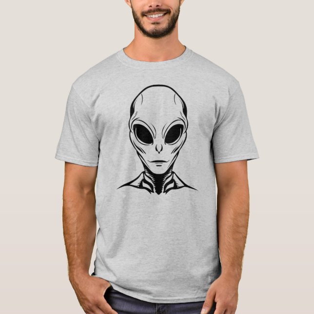 T-shirt Tête d'Alien (Devant)