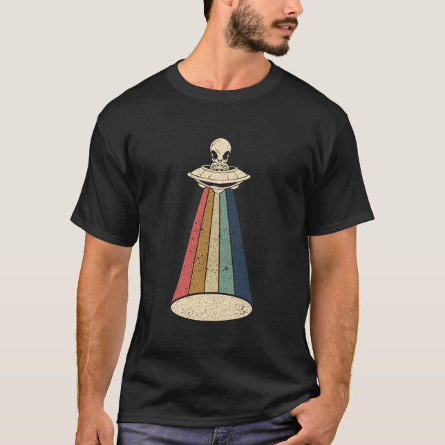 T-shirt Tête d'alien Ufo Alien (Devant)