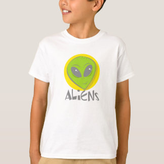 T-shirt Tête d'aliens